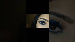 Easy blue eye makeup in 10 minutes eyemakeup makeup grwm [upl. by Landers]