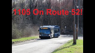 NeoplanDude  CT Transit 2011 NovaBus LFSA HEV 1105 On Route 52 To Wedgewood Drive [upl. by Eugenio]