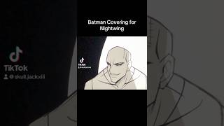 Batman Covering for Nightwing  dc dccomics fyp batman nightwing funny [upl. by Samale817]