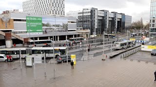 Trois années de travaux débutent pour le pôle gare de Cergy Préfecture [upl. by Nabal]