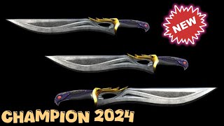 Valorant New Champion 2024 Leaked knife skins [upl. by Arol757]