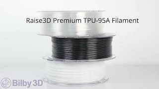 Raise3D TPU95A Flexible Filament  Bilby3D [upl. by Chemarin]