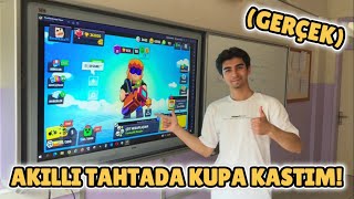 AKILLI TAHTADA BRAWL STARS OYNADIM 😱 [upl. by Haonam]