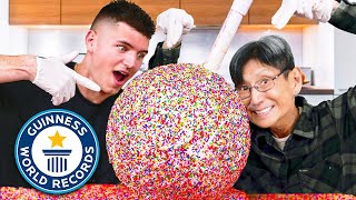 100 Pound Cake Pop Official World Record [upl. by Noruq]