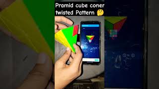 How to solve Premid cube coner twisted Pattern solve new magic tricks with AI viarl shorts [upl. by Nalced]