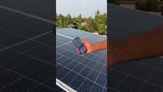 solar panel installation viral3shortideo solarenergy solarelectrical viralvideo [upl. by Salomon]