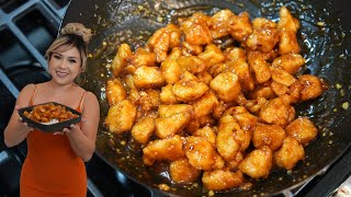 How I Make My ORANGE CHICKEN better than Takeout [upl. by Kirad]