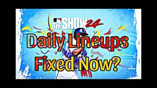 MLB the Show 24 Update Is Daily Lineups Fixed [upl. by Katlin790]