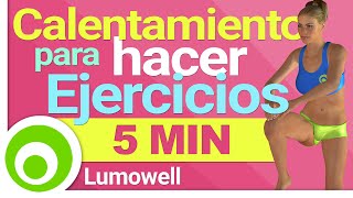 Calentamiento para Hacer Ejercicio  5 Minutos Cardio [upl. by Ecirehs]