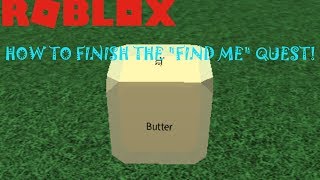 How to finish the quotFind Mequot quest tutorial Roblox Build a boat for treasure [upl. by Tnomyar]