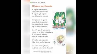 Tía Andrea  El lagarto está llorando poema [upl. by Darom500]