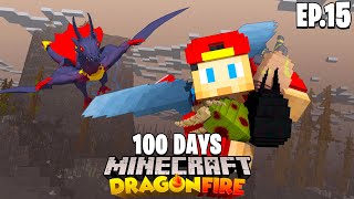 100 DAYS in Minecraft DRAGON FIRE Episode 15 [upl. by Kerr857]