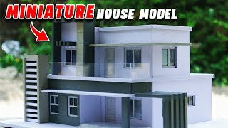 Architecture Miniature House Model Making [upl. by Anahcar]