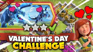 Valentines Day Challenge Easy 3 Star Clash Of Clans [upl. by Leasi349]