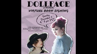 Dollface A Memoir Live Virtual Book Signing with CHERRY DOLLFACE [upl. by Sergias]