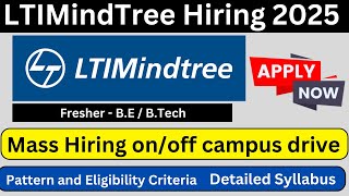 LTIMindTree Mass Hiring 2025 The Secret to Landing Your Dream Job [upl. by Omocaig]