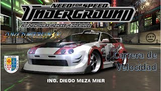 Carrera de Velocidad  Need For Speed Underground [upl. by Euqilegna776]