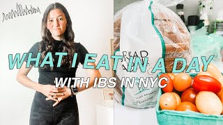 WHAT I EAT IN A DAY WITH IBS  Low FODMAP healthy amp easy in NYC [upl. by Alister]