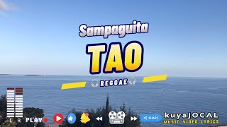 Sampaguita  TAO lyrics REGGAE musicvideo [upl. by Louisette]