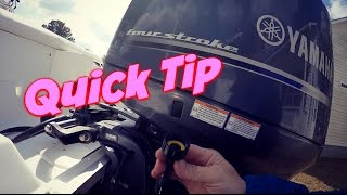 How to Flush Saltwater from a Yamaha 4 Stroke Outboard [upl. by Netsuj]