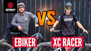 Can A Cross Country Racer Beat An eBike Rider [upl. by Euqirrne462]