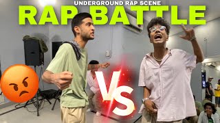 CRAZY FREESTYLE RAP BATTLE 🥵 INDIAN RAP COMMUNITY DELHI  SURAJ PRINCE [upl. by Elinore]