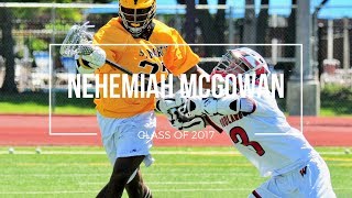 Nehemiah McGowan  quotCongratulationsquot  Lacrosse Highlights Senior Year Amherst Commit [upl. by Eymaj]