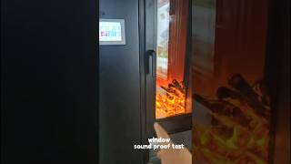 aluminium window sound proof test aluminiumwindow soundproof factory [upl. by Calista28]