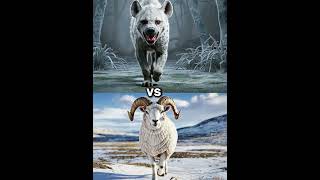 Hyena vs White Animals Lion Tiger Wolf [upl. by Naihr]