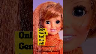 This is Crissy aka a Gen X  70s doll She had hair that grew like Tressy and beautiful black eyes [upl. by Nannarb]