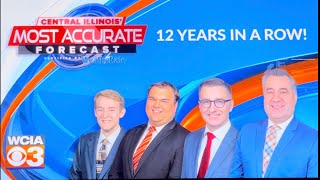 Interview WCIA3 Weather Team“Most Accurate 12 Years in a Row” “PART 1” [upl. by Vivyanne]