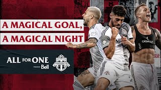 A magical goal a magical night  All For One Moment presented by Bell [upl. by Eyeleen190]