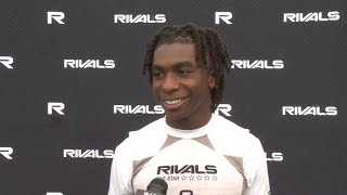 Full interview Bolles receiver Naeem Burroughs at the Rivals 5Star camp [upl. by Cristy381]