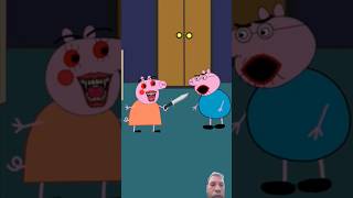 👿👾peppa pig horror evil pig scary storyshortsanimationstory [upl. by Nanah463]