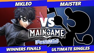 MainGame Fest Mini Winners Finals  MkLeo Joker Vs Maister Game amp Watch Smash Ultimate  SSBU [upl. by Maurita]