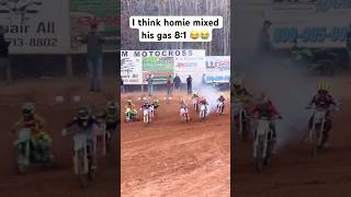 When You Use WAY Too Much Premix motocross dirtbike racing 2stroke moto vlog iphone shorts [upl. by Haon]