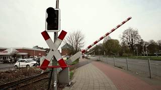 Bahnübergang Münster Warendorfer Strasse  Railway Crossing Münster [upl. by Esau]