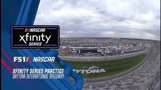 2024 NASCAR Xfinity Series  Practice  United Rentals 300 at Daytona [upl. by Lontson]