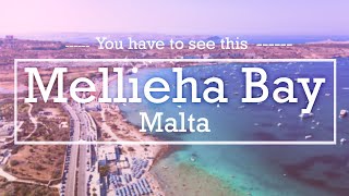 MELLIEHA BAY  Malta 🇲🇹2020  Youve NEVER SEEN Mellieha this way  Mavic 2 Pro 4k😎 [upl. by Nelleoj]