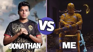 Jonathan vs me Full squad in close Rank  Jonathan vs me 1v1  Jonathan vs me tdm  jonathangaming [upl. by Ymrots]