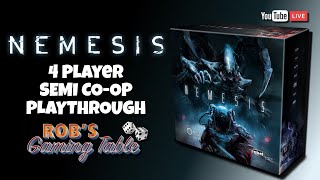 Nemesis 4 Player Semi Coop Playthrough [upl. by Naicad]