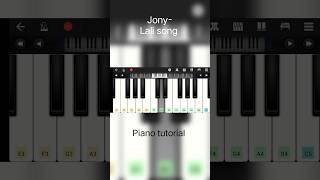 jony Lali song piano tutorial shorts youtubeshorts shortsfeed music piano uncle music 🎶 [upl. by Inat969]