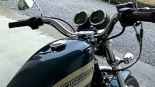 2004 Harley Davidson Sportster 1200R Thunderheader Exhaust [upl. by Hgielrac930]