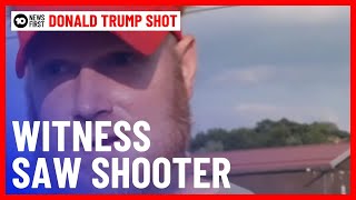 Witness Claims To Have Seen Shooter Before Trump Shot  10 News First [upl. by Mirak]