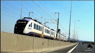 130 kmh Chasing train Siemens Desiro Proastiakos to Athens Airport Eleftherios Venizelos [upl. by Rabassa85]