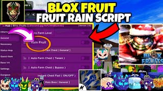 Script Blox Fruit Mobile No Key RAIN FRUIT amp AUTO FARM AUTO CHEST Delta Fluxus Script Xmas UPDATE [upl. by Austreng]