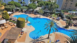 Hotel Marins Playa Lounge auf dem Dach Panoramablick Mallorca Cala Millor Cala Bona [upl. by Arob]