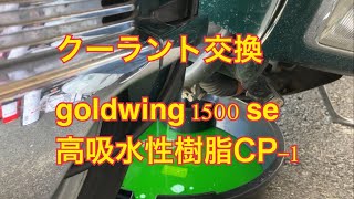 クーラント交換GOLDWING1500SE [upl. by Aillemac631]