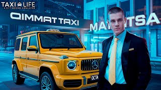 QIMMAD TAXI • TAXI LIFE CITY SIMULATOR • UZBEKCHA LETSPLAY [upl. by Nagyam]