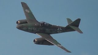 Messerschmitt Me 262 quotSchwalbequot  First Flight Over Berlin after 61 Years Historical Footage [upl. by Eicarg630]